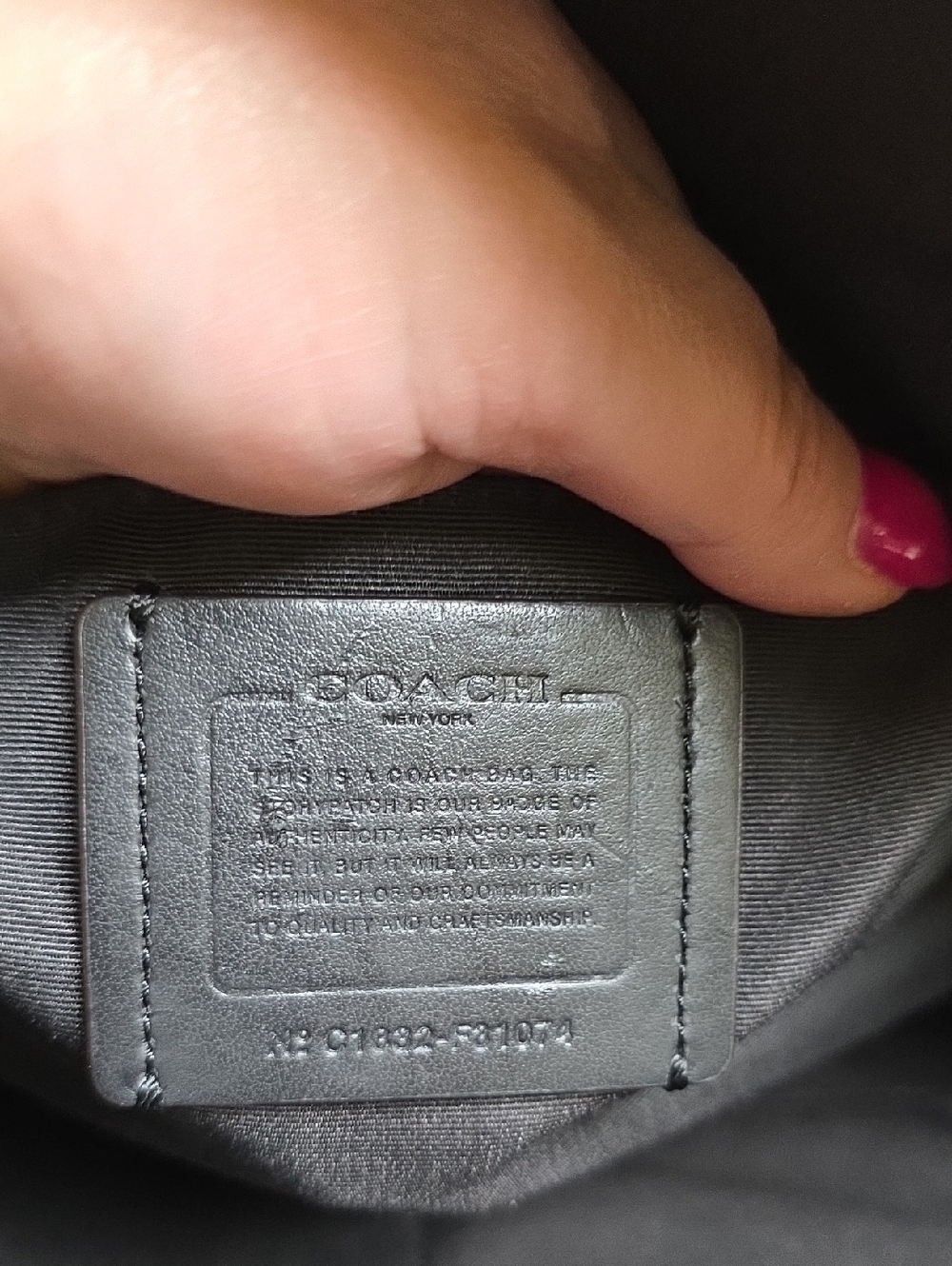Coach F31074 Large Sierra Colorblock Satchel Chalk/Metallic Silver/SV EUC - Picture 15 of 16